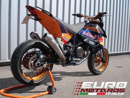 KTM 690 SM Supermoto Zard Exhaust Full 2>2 System With 2 Conical Silencers