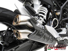 Load image into Gallery viewer, KTM Duke 125-200 Zard Exhaust V2 Racing Slipon Silencer + Carbon Heat Shield