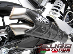 KTM Duke 125-200 Zard Exhaust V2 Racing Slipon Silencer + Carbon Heat Shield