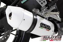Load image into Gallery viewer, Aprilia Dorsoduro 750 2008-2014 GPR Exhaust Systems Dual Albus White Silencers