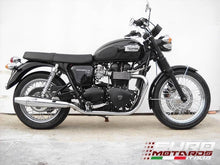 Load image into Gallery viewer, Triumph Bonneville T100 Injection Zard Exhaust Polished Silencers +1.5HP