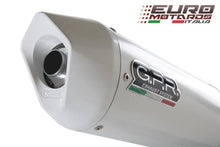 Load image into Gallery viewer, Suzuki GSX650F 2008-2014 GPR Exhaust Systems Albus White Slipon Silencer