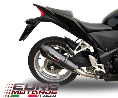 Honda CBR 250R 2011-2014 GPR Exhaust GPE CF Look Slipon Silencer Terminale