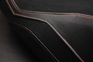Luimoto Suede-Carbon Seat Cover /Gel Option New For KTM Superduke 990 2005-2012