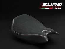 Load image into Gallery viewer, Luimoto Suede Diamond Quilt Rider Seat Cover /Gel For Ducati 1299 Panigale
