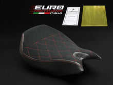 Load image into Gallery viewer, Luimoto Suede Diamond Quilt Rider Seat Cover /Gel For Ducati 1299 Panigale