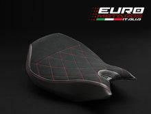 Load image into Gallery viewer, Luimoto Suede Diamond Quilt Rider Seat Cover /Gel For Ducati 1299 Panigale