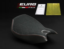 Load image into Gallery viewer, Luimoto Suede Diamond Quilt Rider Seat Cover /Gel For Ducati 1299 Panigale