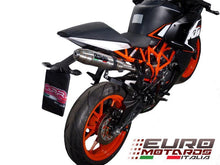 Load image into Gallery viewer, KTM RC 125 200 2014-16 GPR Exhaust Deeptone Steel Silencer Road Legal High Mount