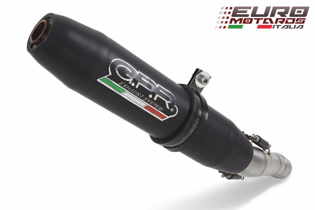 Honda CB 500 X 2013-2014 GPR Exhaust Systems Deeptone Nero Silencer