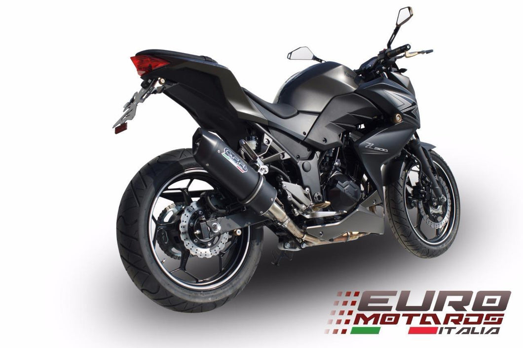 Kawasaki Z300 2014-2016 GPR Exhaust Furore Black Slipon Silencer Muffler New