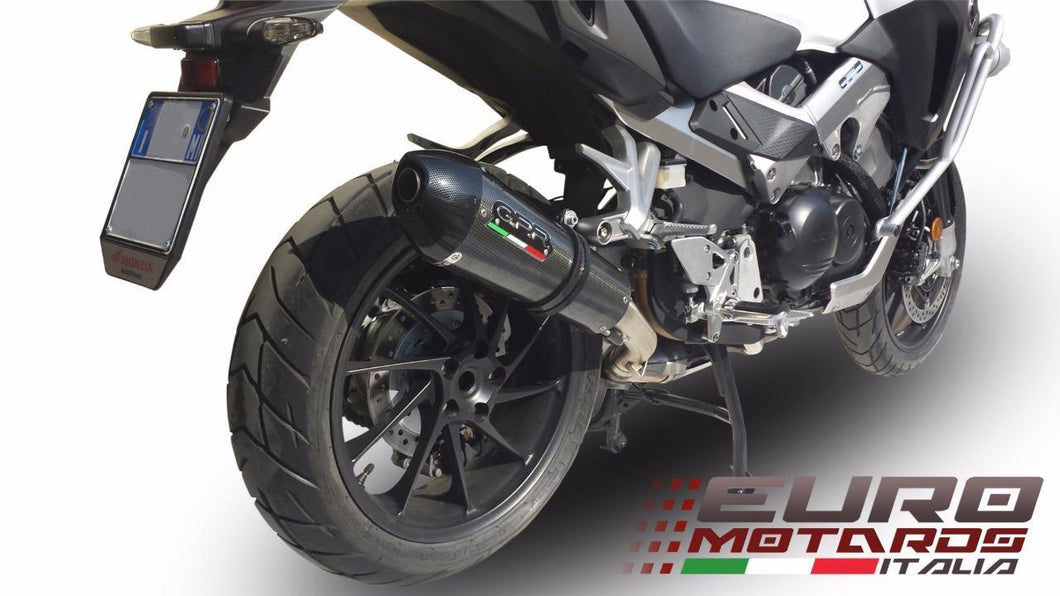 Honda Crossrunner 2015-2016 GPR Exhaust GPE CF Carbon Look Silencer Road Legal