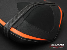 Load image into Gallery viewer, Luimoto Suede Tec-Grip Seat Cover Set Front &amp; Rear New For KTM Super Duke 1290R