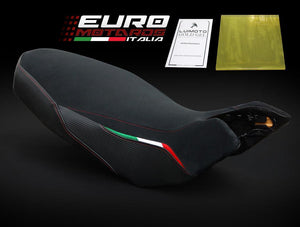 Luimoto Team Italia Suede Seat Cover New For Ducati Hypermotard 796 1100 2007-12