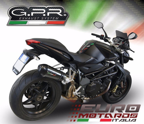 MV Agusta Brutale 920 2010-11 GPR Exhaust GPE CF Carbon Look Silencer Road Legal