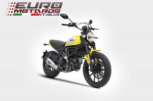 Ducati Scrambler Zard Exhaust Low Mount Slipon Silencer Carbon Cap & DB Killer