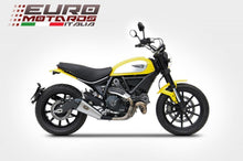 Load image into Gallery viewer, Ducati Scrambler Zard Exhaust Low Mount Slipon Silencer Carbon Cap &amp; DB Killer