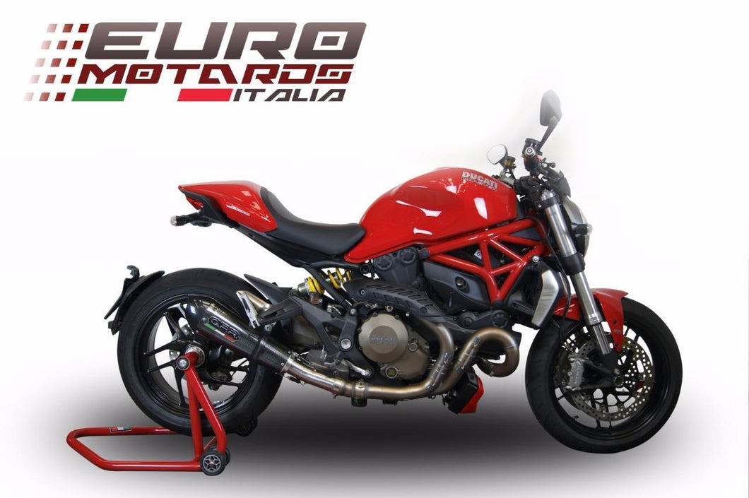 Ducati Monster 821 2015-2016 GPR Exhaust GPE CF Carbon Look Silencer Road Legal