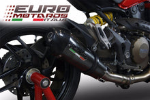 Load image into Gallery viewer, Ducati Monster 821 2015-2016 GPR Exhaust GPE CF Carbon Look Silencer Road Legal