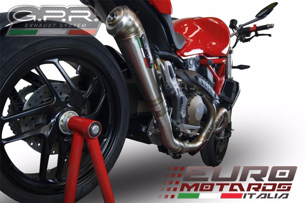 Ducati Monster 821 2015-2016 GPR Exhaust Powercone Silencer Road Legal