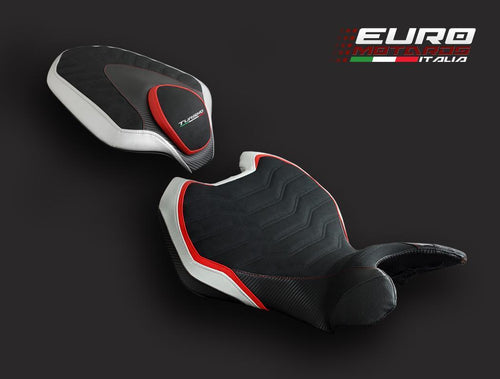 Luimoto Suede Seat Covers Front & Rear For MV Agusta Turismo Veloce 800 2014-19
