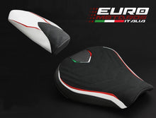 Load image into Gallery viewer, Luimoto Team Italia Suede Seat Covers Set For MV Agusta F3 675 800 2012-2018