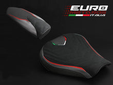 Load image into Gallery viewer, Luimoto Team Italia Suede Seat Covers Set For MV Agusta F3 675 800 2012-2018