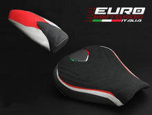 Load image into Gallery viewer, Luimoto Team Italia Suede Seat Covers Set For MV Agusta F3 675 800 2012-2018