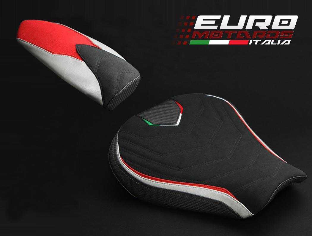 Luimoto Team Italia Suede Seat Covers Set For MV Agusta F3 675 800 2012-2018