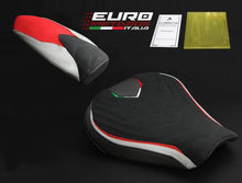 Load image into Gallery viewer, Luimoto Team Italia Suede Seat Covers Set For MV Agusta F3 675 800 2012-2018