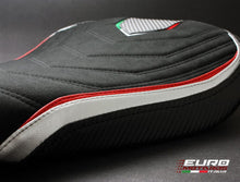 Load image into Gallery viewer, Luimoto Team Italia Suede Seat Covers Set For MV Agusta F3 675 800 2012-2018