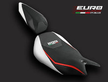 Load image into Gallery viewer, Luimoto Veloce Tec-Grip Suede Seat Covers Set Front &amp; Rear Ducati 1199 Panigale