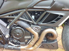 Load image into Gallery viewer, Ducati Diavel 2011-2019 RD Moto Crash Frame Sliders Protectors Black D7S-SL01-K