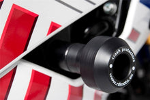Load image into Gallery viewer, Aprilia RS4 125 2011-2023 RD Moto Crash Frame Sliders Protectors Black A9-PH01-K