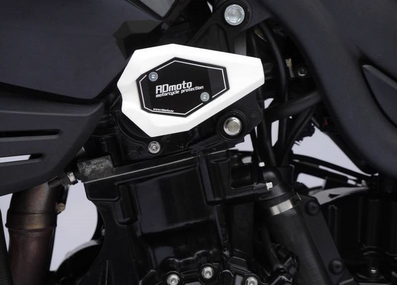 Suzuki GSX-R 750 2000-2003 RD Moto Crash Frame Sliders Protectors White S6S-SL01