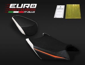 Luimoto Suede Tec-Grip Seat Covers Front and Rear New For KTM 125 Duke 2011-2016