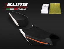 Load image into Gallery viewer, Luimoto Suede Tec-Grip Seat Covers Front and Rear New For KTM 390 Duke 2013-2016