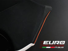 Load image into Gallery viewer, Luimoto Suede Tec-Grip Seat Covers Front and Rear New For KTM 390 Duke 2013-2016