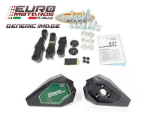 Load image into Gallery viewer, Kawasaki ER-6N 2012-2016 RD Moto Crash Frame Sliders Protectors Black K30S-SL01K