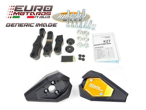 Kawasaki ER-6N 2012-2016 RD Moto Crash Frame Sliders Protectors Black K30S-SL01K