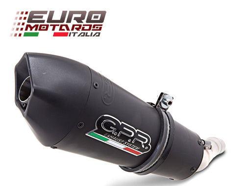 Kawasaki ER 6 N-F 2005-2011 GPR Exhaust Slip-On Silencer GPE Ti Black Road Legal