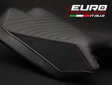 Load image into Gallery viewer, Luimoto Corsa Tec-Grip Suede Seat &amp; Cowl Covers New For Aprilia RSV4 2009-2019