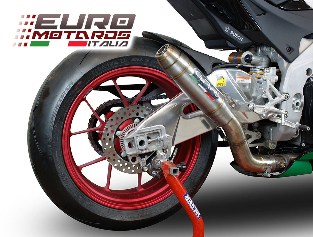 Aprilia RSV4 1000 RF/RR/Racer Pack 2015-16 GPR Exhaust Slip-On Silencer Deeptone