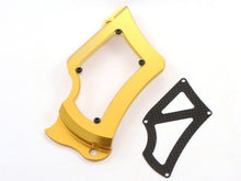 Load image into Gallery viewer, Ducabike Billet Carbon Sprocket Cover Gold Ducati Hypermotard Monster 848 1198