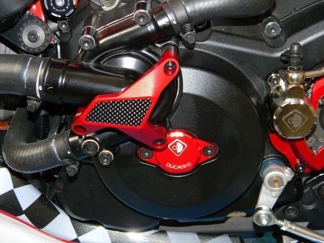 Ducabike Ducati Diavel Billet Water Pump Protector Cover Red