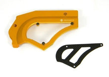 Load image into Gallery viewer, Ducabike Billet/Carbon Sprocket Cover Gold Ducati Hypermotard 821 SP/Strada