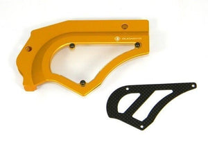 Ducabike Billet/Carbon Sprocket Cover Gold Ducati Hypermotard 821 SP/Strada