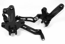 Load image into Gallery viewer, Ducabike Adjustable Rearsets Black Ducati Diavel 1200