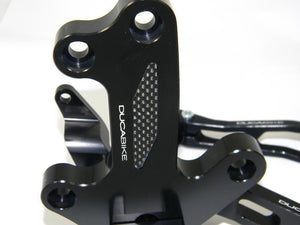 Ducabike Adjustable Rearsets Black Ducati Diavel 1200