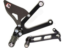 Load image into Gallery viewer, Ducabike Adjustable Rearsets Black Ducati Sport Classic 1000 Supersport 00>